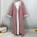 Hot Sale Embroidery Ring Lace Cardigan Dress Arab Dubai Temperament Elegant Long Dress_ecoleips.com