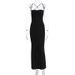 Women Sexy Off Shoulder Satin Slip Dress Open Back Tie Bow Strap Party Evening Summer Wedding Guest Dress_ecoleips.com