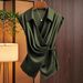 Women's Clothing Women's Satin Shirt Style Fashion Spring Winter Tie Up Bow Top For Formal & Casual For Women_ecoleips.com