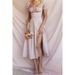 In-stock European And American Sexy Women's Clothing, Square-neck Puff-sleeve French Floral Dress_ecoleips.com