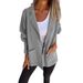 A Casual And Versatile Lapel Pocket Jacket For Women In Autumn And Winter_ecoleips.com