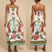 Women's Clothing Summer New V Neck Printed Casual Fashion Sling Bohemian Holiday Dress_ecoleips.com
