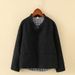 girl Retro Button For Women Winter Linen Chinese Style Loose Thin One-Piece Cotton Padded Jacket_ecoleips.com