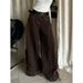 Y2K American Retro Spring Autumn New Old Money Style Wide-leg Jeans, Loose And Versatile Floor-length Pants For Women,_ecoleips.com