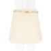AC691 Foreign Trade New Fashion Sexy Metal Ring Buckle PU Leather Niche High-waisted Versatile Short Skirt_ecoleips.com