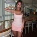 Women's Clothing Sexy Winter Bodycon Dress – One-Shoulder Glitter Knit Mini Dress For Women (XS-XL)_ecoleips.com