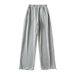 Women’s Clothing Online Autumn And Winter Hot Style Drawstring Ankle Sweatpants Women Chic Hot Girl Sports Pants Straight Loose Wide Leg Pants_ecoleips.com
