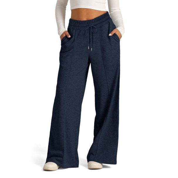 Yoga Straight Leg Sweatpant Straight Leg Women's Loose Tracksuit Pants Wide Leg Outdoor Gym Runing Casual Tracksuit Pants_ecoleips.com