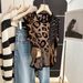 Women's Clothing Retro Round Neck Vest Spring New Wild Leopard Print Loose Sleeveless Knitted Sweater Unique Fashion_ecoleips.com