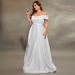 Women's Clothing Satin One Shoulder Evening Dress Summer New Style Catwalk Banquet Dress_ecoleips.com