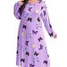 Aria Basics Aria Basics 2025 European And American Plus Women Sleeve Butterfly Heart Leopard Print Off Shoulder Large Size Long_ecoleips.com