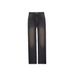 European And American Washed Distressed High-waisted Fashion Jeans For Women, Unique Trendy Street Style Versatile_ecoleips.com