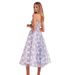 Fashion Off Shoulder Chiffon Midi Dress Elegant Fairy Style European American Women Clothing Formal Evening Party Dress_ecoleips.com