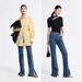 Women's Clothing Spring New High Waist High Slim Fit Split Retro Flared Pants Flared Jeans Women Spring_ecoleips.com