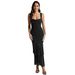 cross-border Spaghetti Strap Double-layer Mesh Patchwork Dress, Sexy And Elegant Tight-fitting Ruched Fishtail_ecoleips.com
