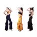 Women's High-Waisted Pleated Flare Pants Spring/Autumn Fashion Stage Pants_ecoleips.com