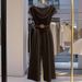 Elegant Satin Jumpsuit – Wide-Leg Palazzo Pants With Mock Neck & 3/4 Sleeves, Beige/Brown, S-XL, For Office & Evening_ecoleips.com
