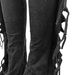 Women's Casual Flared Trousers HR24049 European American Style Cotton Washed Distressed Tassel Elastic Fit Spring/Autumn_ecoleips.com