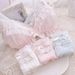 girl Wire-Free Thin Triangle Cup Bikini Comfortable Sleep Casual Girl Bra Set Summer_ecoleips.com