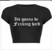 Women's Short Sleeve T-Shirt Pink Letter Print Cropped Top Exclusively Supplied To Platforms_ecoleips.com