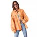 Solid-Colored Jackets For Women In Autumn And Winter Are Fashionable And Versatile. Long-Sleeved Denim Jackets With Brus_ecoleips.com