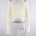 Sexy Off Shoulder Mesh Top, 2025 Autumn New Item, Sweet One Necked Pleated Trumpet Long Sleeved T-shirt For Women_ecoleips.com