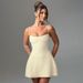 Women's Backless Solid Color Suspender Short Dress European American Instagram Style Spring Summer Elegant Sexy_ecoleips.com