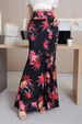 2025 Spring And Autumn New Printed Bodycon Midi For Women Slim Fit Stylish Split Mermaid Skirt_ecoleips.com