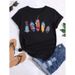 Cross-border Supply Of Plus-size Clothing, New Dreamcatcher Short-sleeve Women's T-shirt_ecoleips.com