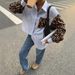 Women’s Clothing new loose stitching striped shirt tops_ecoleips.com