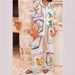 Women's Clothing New Personalized Graffiti Print Loose Large Size Casual Shirt Wide Leg Pants Suit_ecoleips.com