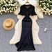 YuooMuoo Ins Hot Sexy Wrap Hips Split Knitted Dress Women Brand Fashion Wedding Guest Look Long Party Dress Lady Sweater Vestido_ecoleips.com