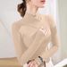 This Stylish, Youthful Long-Sleeved Base Layer Shirt Features Ribbed Fabric And A Modern Design Suitable For Both Autumn_ecoleips.com