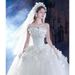 French Retro Court Style Wedding Dress Strapless Bridal Gown with Three-Dimensional Floral Design Unique High-End Train 2026 New Style_ecoleips.com