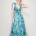Women's New Fashion Print Swing Long Dress Elegant Back Tie Elegant Back Dress_ecoleips.com
