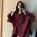 Women's Pullover Sweatshirt, New Autumn Korean Style, High-end, Loose, Versatile, Chic Top, Trendy KFZQ8285_ecoleips.com