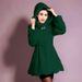 Women's Clothing Autumn And Winter New Fur Coat For Women, Mid Length, Hooded, Thickened, Large Size Mink Fur, Faux Fur, Slim Fit_ecoleips.com