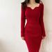 Medium And Long Knitted Sweater Skirt Women's Clothing Autumn And Winter New Temperament Thin Hip-wrapped Dress_ecoleips.com