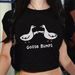 Qi Duo European And American Hot-Selling Women's Fashion Hot Girl Slim-Fit Crop Top Round Neck Short Sleeve Y2K Printed_ecoleips.com