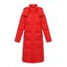 Unisex Long Down Coat For Winter - Oversized Knee-Length Jacket With 90% White Duck Down, Warm & Lightweight Puffer Coat For Women & Men_ecoleips.com