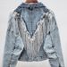 Women's Clothing Spring And Autumn New Sequined Tassels, Loose And Slim Short Tops 19293_ecoleips.com