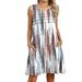 Fashion Cross-Border Trade 2026 Spring Summer New Printed Tank Loose Pocket Dress For Women In Stock_ecoleips.com
