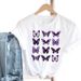 European And American Cross-border Foreign Trade Wholesale Clothing Butterfly Wine Glass Round Neck Plus Size_ecoleips.com