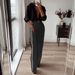 Women’s Solid Color Straight Leg Pants – Classic & Comfortable Casual Trousers (White/Black/Red/Brown, S-XL)_ecoleips.com