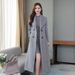 elegant long wool coat for women slim fi otch lapel overcoat in solid colors (grey, black, wine, y green, khaki, navy)_ecoleips.com