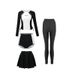 Women's Long Sleeve Two Piece Wetsuit Swimsuit Slimming Korean Style Surfing Suit Conservative Sportswear Sun Protection for Hot Spring_ecoleips.com