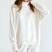 High Neck Chunky Knit Sweater – Oversized Turtleneck Pullover (Black, Beige, Blue, Green, Khaki, Orange, Pink, One Size)_ecoleips.com