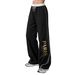 Women's Elegant High-End Wide Leg Pants Spring/Summer Fashion Parisian Commuter English Pattern Print Casual Formal Polyester_ecoleips.com