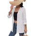 European And American Cross-border 2026 New Elegant Lace Patchwork Cardigan Jacket For Women_ecoleips.com