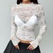Elegant Fashionable Women's Lace Ruffled Slim Fit Long Sleeved Top European American Style Autumn New Cross Border E-Commerce_ecoleips.com